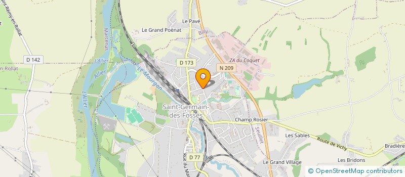 localisation de l'entreprise MADAME DELPHINE FERRARI  SAINT-GERMAIN-DES-FOSSES