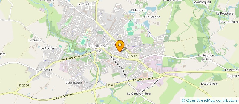 localisation de l'entreprise MADAME DELPHINE FERRE à LE POIRE-SUR-VIE