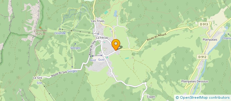 localisation de l'entreprise MADAME DELPHINE FERRY  LES DESERTS