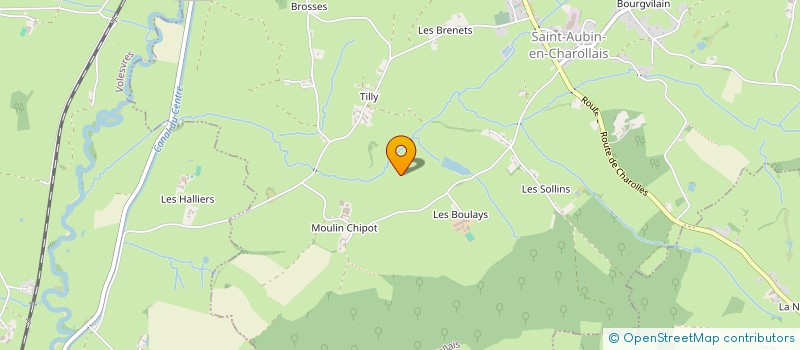 localisation de l'entreprise MADAME DELPHINE FEVRE  SAINT-AUBIN-EN-CHAROLLAIS