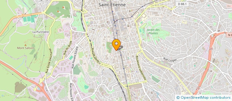 localisation de l'entreprise MADAME DELPHINE FLEISCHMANN--CARUSO  SAINT-ETIENNE