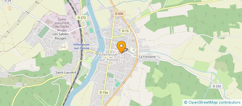 localisation de l'entreprise MADAME DELPHINE FLEURY  VILLEFARGEAU