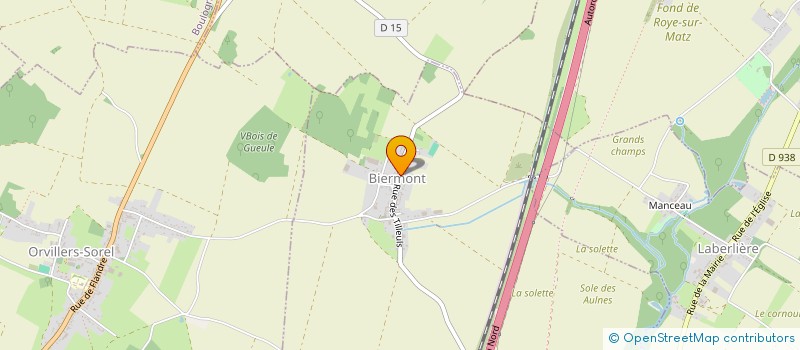 localisation de l'entreprise MADAME DELPHINE FONTAINE  BIERMONT