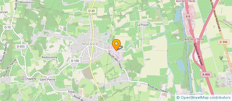 localisation de l'entreprise MADAME DELPHINE FONTVIEILLE  MORANCE