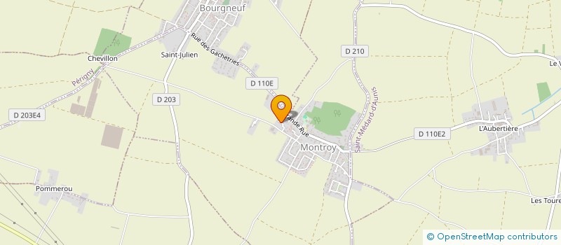 localisation de l'entreprise MADAME DELPHINE FOUR-CORLAY  MONTROY