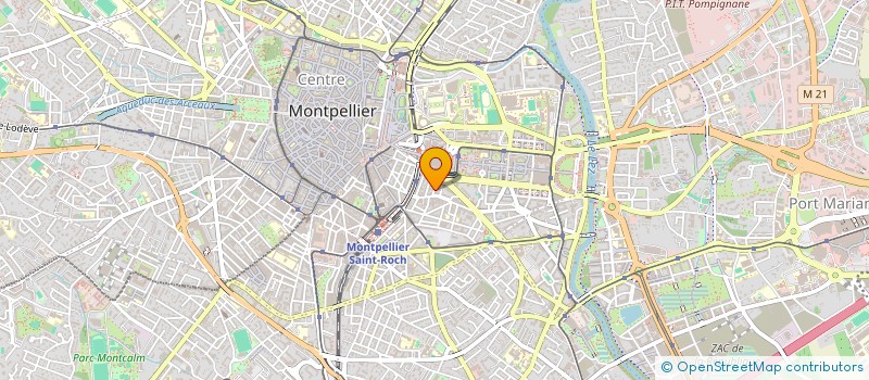 localisation de l'entreprise MADAME DELPHINE FOURMENT à MONTPELLIER