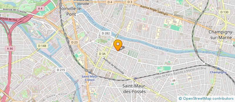 localisation de l'entreprise MADAME DELPHINE FRANCISCO  SAINT-MAUR-DES-FOSSES