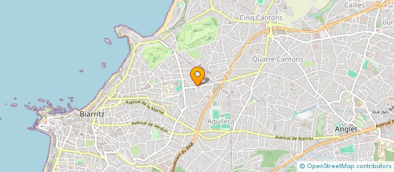 localisation de l'entreprise MADAME DELPHINE FRANCOIS à BIARRITZ