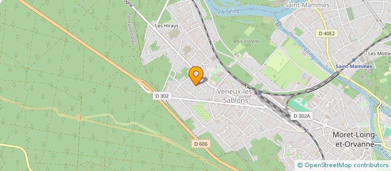 localisation de l'entreprise MADAME DELPHINE FRANZETTI  MORET-LOING-ET-ORVANNE