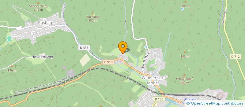 localisation de l'entreprise MADAME DELPHINE FREISS  WINGEN-SUR-MODER