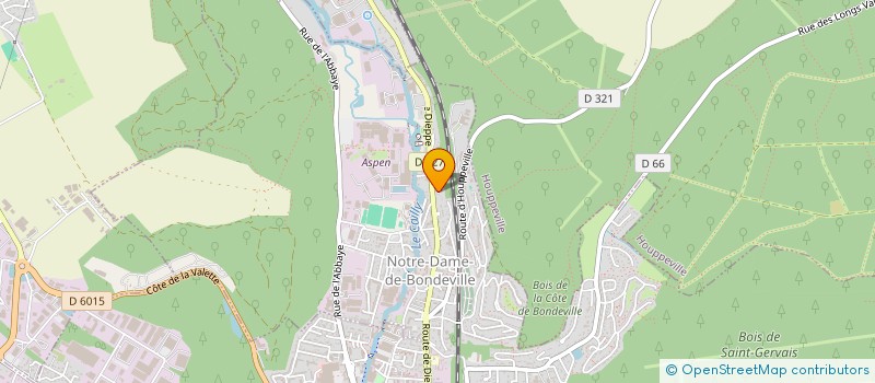 localisation de l'entreprise MADAME DELPHINE FRETEL  NOTRE-DAME-DE-BONDEVILLE