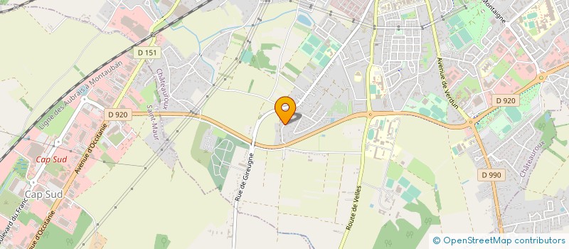 localisation de l'entreprise MADAME DELPHINE GAGBERAULT à CHATEAUROUX