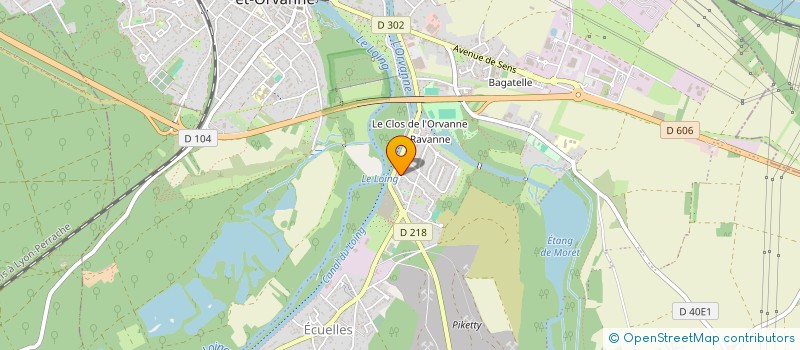 localisation de l'entreprise MADAME DELPHINE GAIE  MORET-LOING-ET-ORVANNE