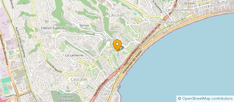 localisation de l'entreprise MADAME DELPHINE GALANT à NICE