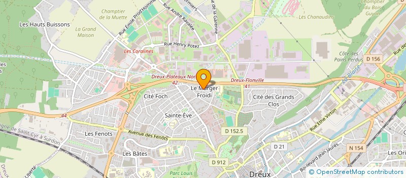 localisation de l'entreprise MADAME DELPHINE GAMEIRO  DREUX