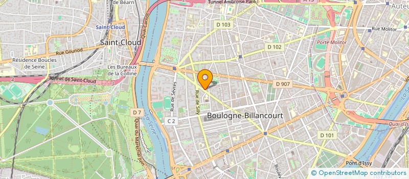 localisation de l'entreprise MADAME DELPHINE GANTZER à BOULOGNE-BILLANCOURT