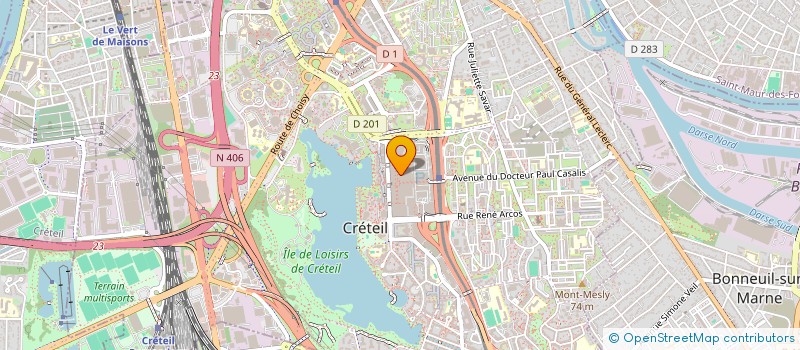 localisation de l'entreprise MADAME DELPHINE GARREAU  CRETEIL