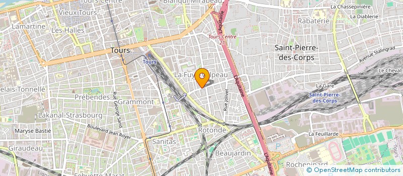 localisation de l'entreprise MADAME DELPHINE GASQ à TOURS