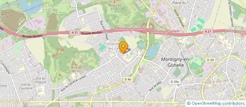 localisation de l'entreprise MADAME DELPHINE GATNER  FOUQUIERES-LES-LENS