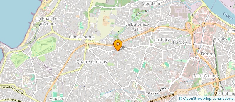 localisation de l'entreprise MADAME DELPHINE GAULT  ANGLET