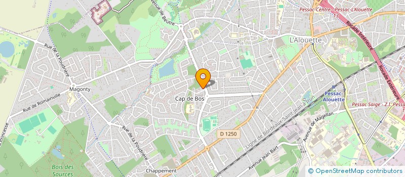 localisation de l'entreprise MADAME DELPHINE GAULTIER à PESSAC