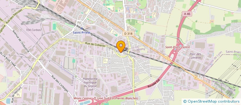 localisation de l'entreprise MADAME DELPHINE GAUTHIER  MIONS