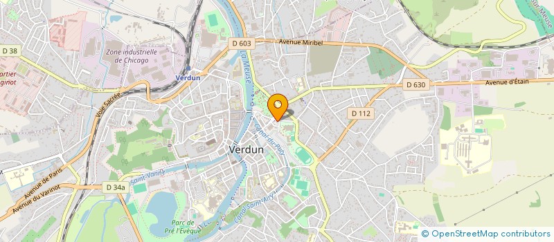 localisation de l'entreprise MADAME DELPHINE GAUVAIN à VERDUN