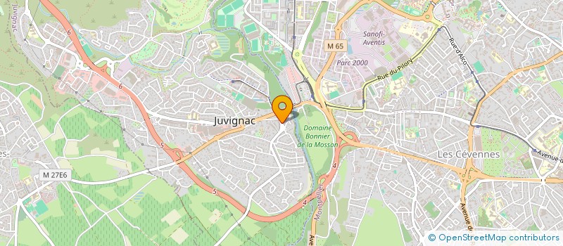 localisation de l'entreprise MADAME DELPHINE GAYRAUD à JUVIGNAC