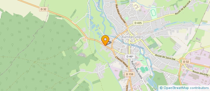 localisation de l'entreprise MADAME DELPHINE GAZON  RAMBERVILLERS