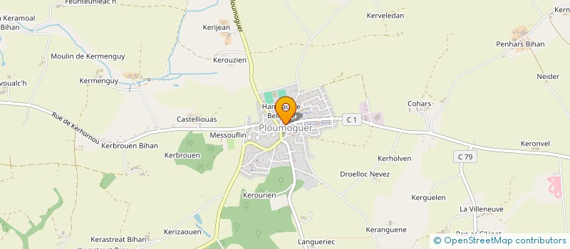 localisation de l'entreprise MADAME DELPHINE GELEBART à PLOUMOGUER