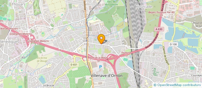 localisation de l'entreprise MADAME DELPHINE GENEBES  VILLENAVE-D'ORNON