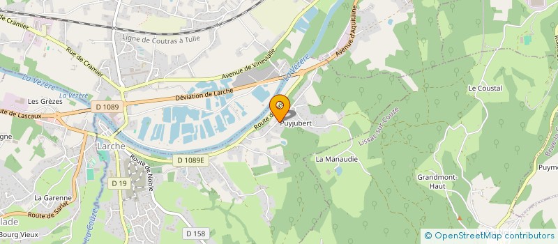 localisation de l'entreprise MADAME DELPHINE GERNOLLES  LARCHE