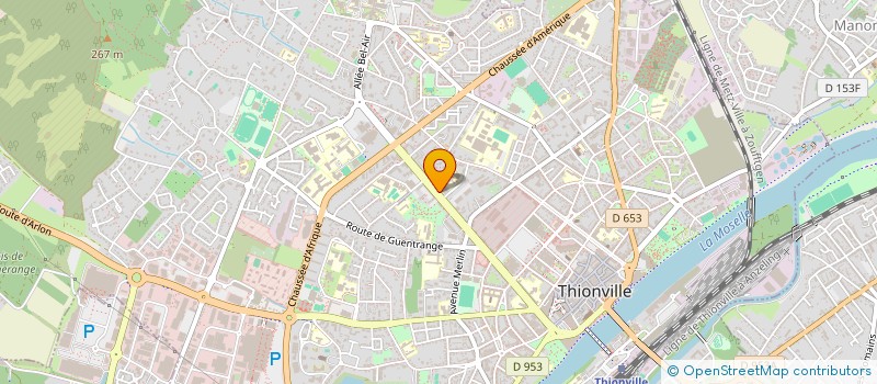 localisation de l'entreprise MADAME DELPHINE GEROMINUS DONNEN  THIONVILLE