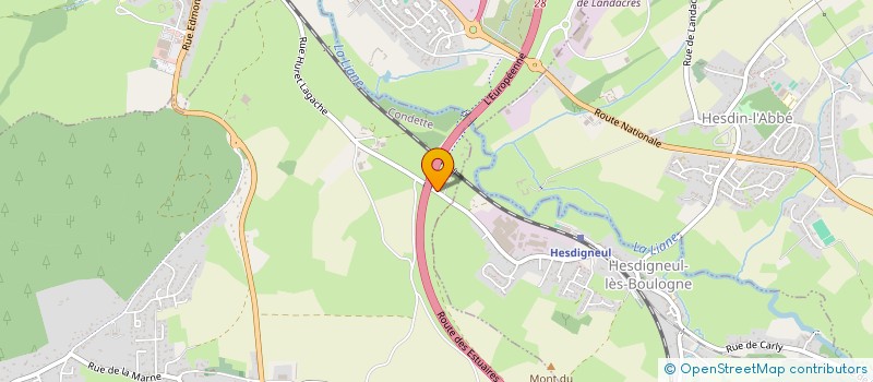 localisation de l'entreprise MADAME DELPHINE GHYS  CONDETTE