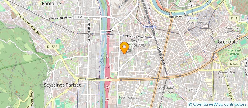 localisation de l'entreprise MADAME DELPHINE GIBERT à GRENOBLE