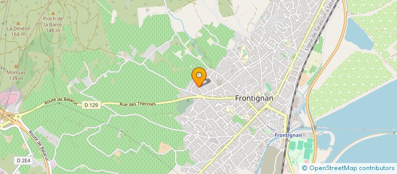 localisation de l'entreprise MADAME DELPHINE GIL à FRONTIGNAN