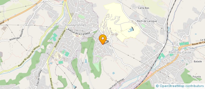 localisation de l'entreprise MADAME DELPHINE GIMENEZ  PONT-DU-CASSE