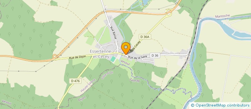 localisation de l'entreprise MADAME DELPHINE GIROUX  ESSERTENNE-ET-CECEY