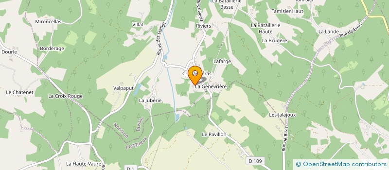 localisation de l'entreprise MADAME DELPHINE GIRY à LA CHAPELLE GONAGUET