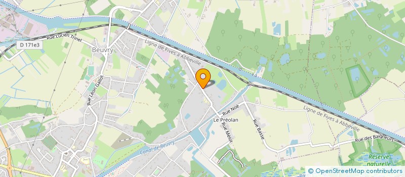 localisation de l'entreprise MADAME DELPHINE GIVET  BEUVRY