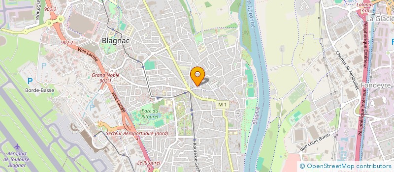 localisation de l'entreprise MADAME DELPHINE GOBESSI  BLAGNAC