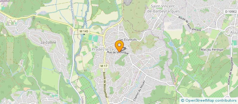 localisation de l'entreprise MADAME DELPHINE GODARD à PRADES-LE-LEZ