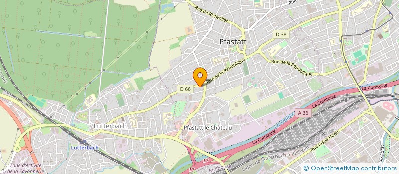 localisation de l'entreprise MADAME DELPHINE GOLDSCHMIDT  GUEBWILLER