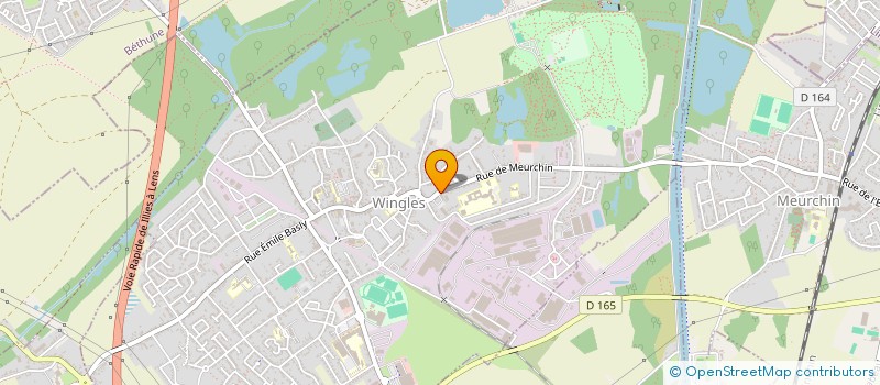 localisation de l'entreprise MADAME DELPHINE GOLEC  WINGLES