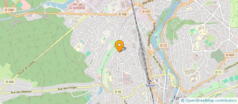 localisation de l'entreprise MADAME DELPHINE GONTHIER  EPINAL