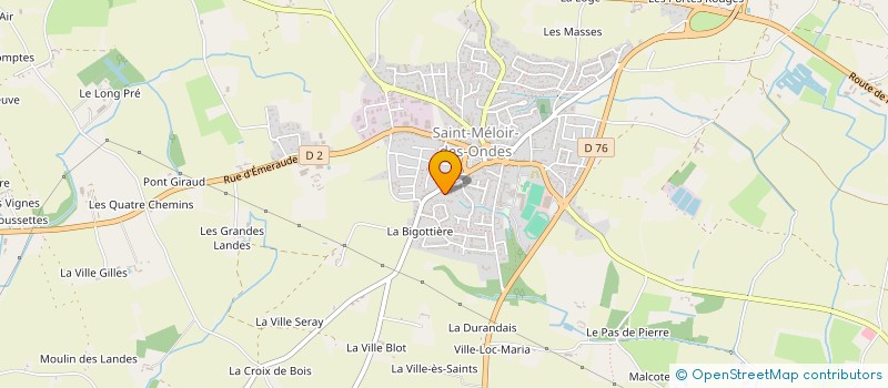 localisation de l'entreprise MADAME DELPHINE GORISSE à SAINT-MELOIR-DES-ONDES