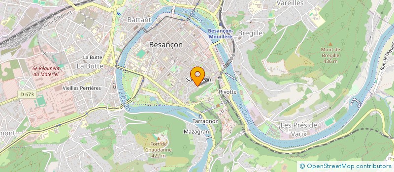 localisation de l'entreprise MADAME DELPHINE GOSSET à BESANCON