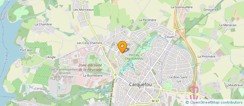 localisation de l'entreprise MADAME DELPHINE GOUPIL à CARQUEFOU