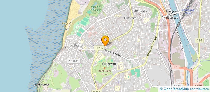 localisation de l'entreprise MADAME DELPHINE GOURNAY  OUTREAU