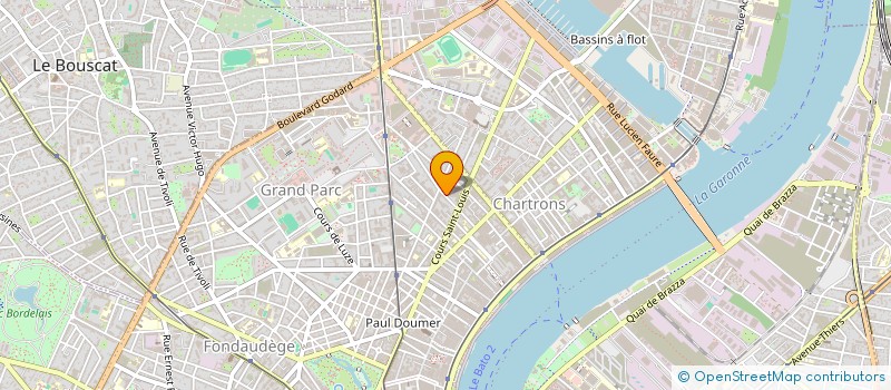 localisation de l'entreprise MADAME DELPHINE GOUX  BORDEAUX